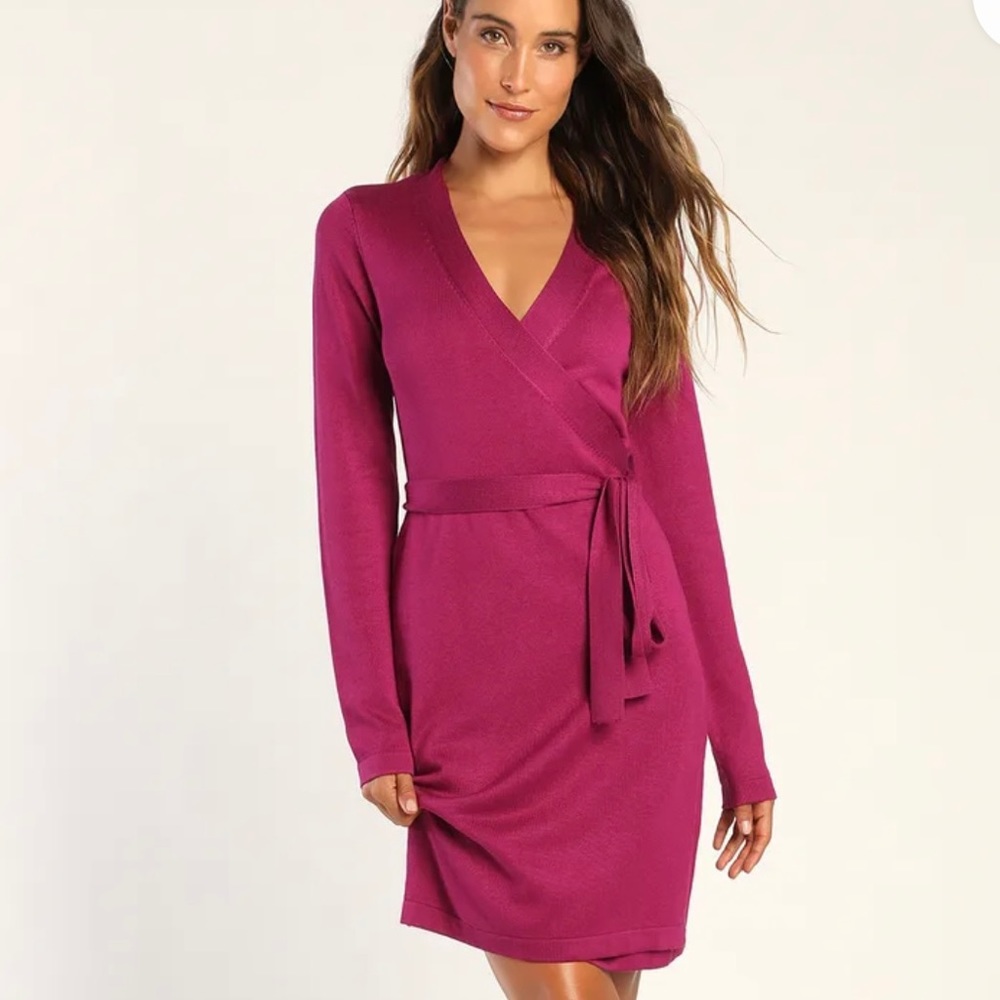 *New with tags* Magenta wrap dress